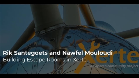 Thumbnail for entry Rik Santegoets and Nawfel Mouloudi - Build an escape room in Xerte