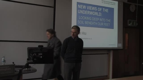 Thumbnail for New views of the underworld: looking deep into the soil beneath our feet - by Karl Ritz