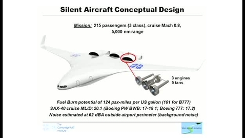 Thumbnail for entry Towards A Silent Aircraft - Professor Dame Ann Dowling