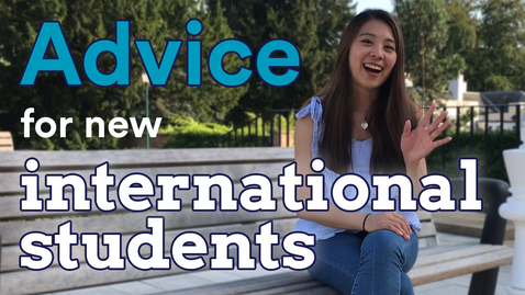 Thumbnail for entry Vlog: Advice for new international students
