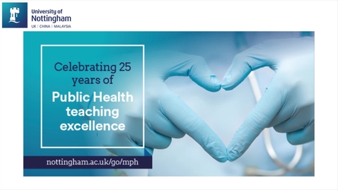 Thumbnail for Masters of Public Health (MPH) - the international student experience