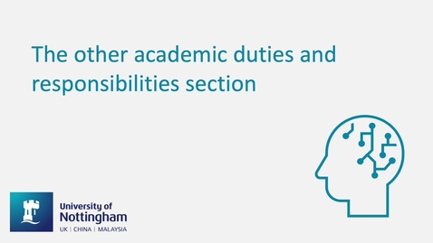 Thumbnail for Academic CVs - other academic duties (4/5)