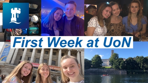 Thumbnail for entry Vlog: My first week at the University of Nottingham 2020