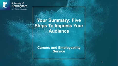 Thumbnail for entry LinkedIn: Your Summary