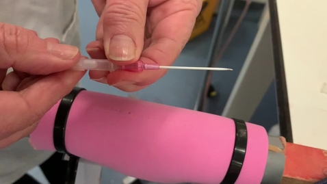 Thumbnail for IV catheter placement