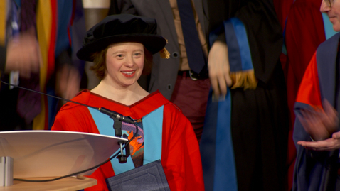 Thumbnail for entry Honorary Graduate 2018 - Sarah Gordy - Dr of Laws