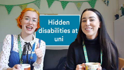 Thumbnail for entry Vlog: Living with a hidden disability at university