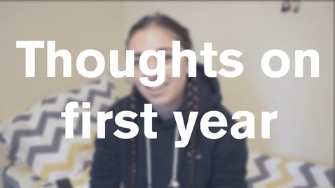 Thumbnail for entry Vlog: Thoughts on first year