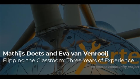 Thumbnail for entry Mathijs Doets and Eva van Venrooij - Xerte at Erasmus MC: 5 years of experience