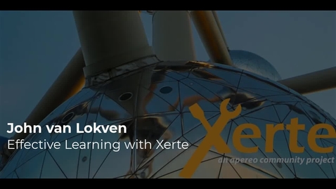 Thumbnail for entry John van Lokven - Effective Learning with Xerte