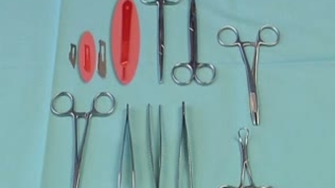 Thumbnail for Using scalpels, scissors and forceps