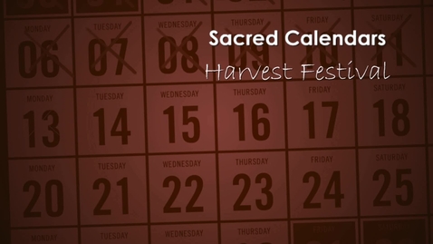 Thumbnail for Sacred Calendars; Harvest Festival with Alison Milbank