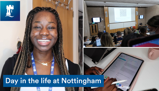 Day in the life at the University of Nottingham