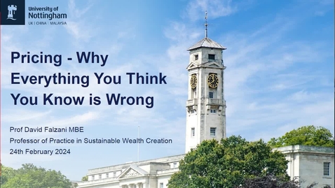Thumbnail for Pricing: Why Everything You Think You Know is Wrong