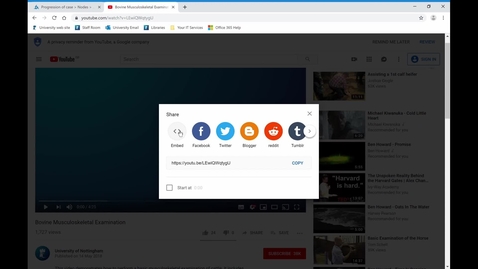 Thumbnail for 7. Inserting a video via YouTube