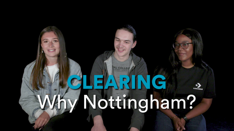 Thumbnail for Clearing - Why Nottingham?
