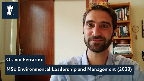 Thumbnail for Otavio Ferrarini, MSc Environmental Leadership and Management (2023)