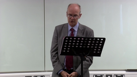 Thumbnail for Firth Lecture 2018 Part 2 - Professor John Barclay