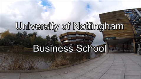 Thumbnail for entry Vlog: Day in the Life - Business School