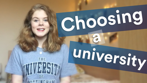 Thumbnail for entry Vlog: How to choose a university