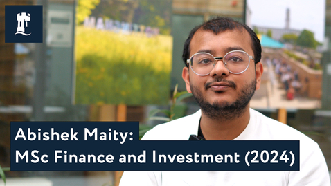 Thumbnail for Abishek Maity, MSc Finance and Investment (2024)
