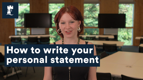 Thumbnail for How to write your personal statement
