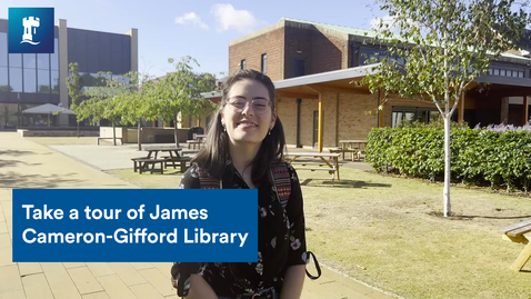 Thumbnail for entry Take a tour of James Cameron-Gifford Library