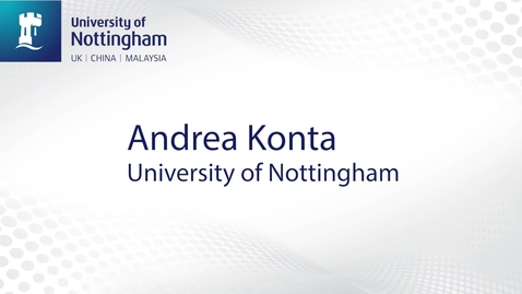 Thumbnail for entry Andrea Konta University of Nottingham U21/pwc 2020