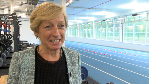 Thumbnail for entry Liz Nicholl: Facilities for elite athletes at University of Nottingham