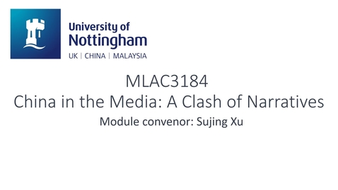 Thumbnail for entry MLAC3184 China in the Media