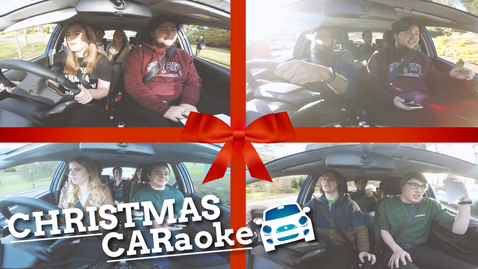 Thumbnail for entry 🚘 Christmas CARaoke 🎤 All I want for Christmas is you... 🎁 #mashup