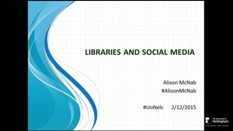 Thumbnail for Alison McNab at 2nd December 2015 Teaching and Learning Seminar: Connecting with the Professions