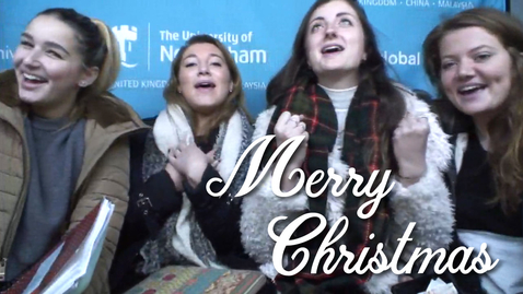 Thumbnail for entry Christmas sing along... | #UoNVideoBox