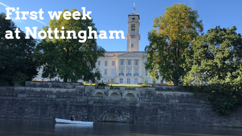 Thumbnail for Vlog: First week at the UNIVERSITY OF NOTTINGHAM