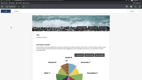 Thumbnail for Uploading your life balance wheel