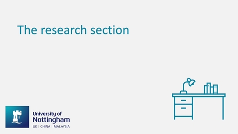 Thumbnail for Academic CVs - research section (2/5)