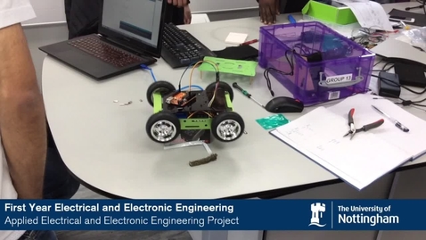 Thumbnail for entry Electric vehicles: first year students applied Electrical and Electronic Engineering project
