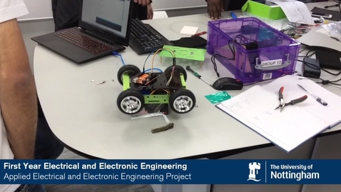 Thumbnail for Electric vehicles: first year students applied Electrical and Electronic Engineering project