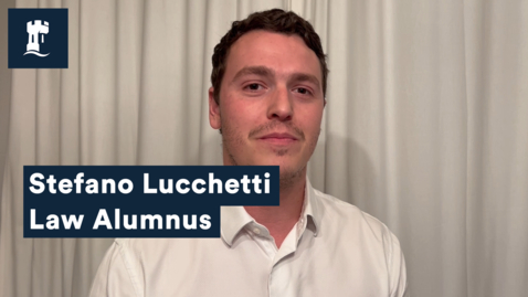 Thumbnail for Law alumni: Stefano Luccetti