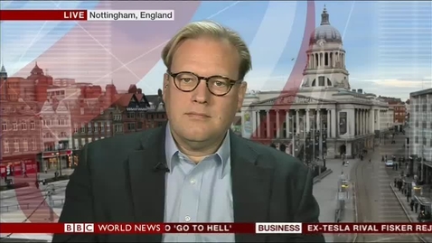 Thumbnail for Christopher Phelps interviewed on BBC World News