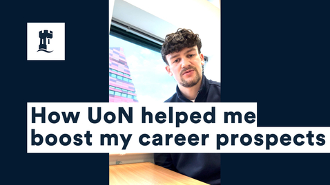 Thumbnail for How UoN helped me boost my career prospects
