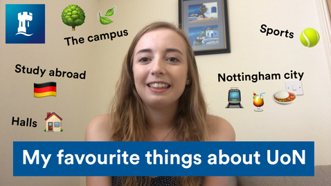 Thumbnail for entry Vlog: My favourite things about the University of Nottingham