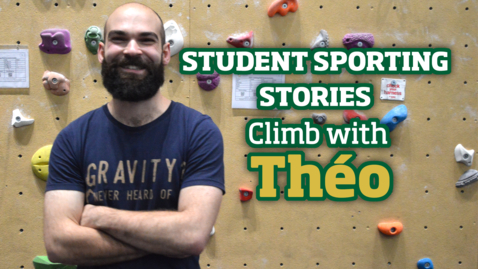 Thumbnail for entry Student Sporting Stories | Climbing with Theo