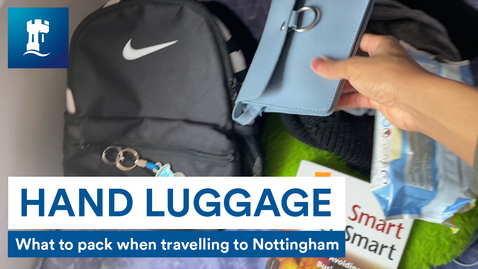 Thumbnail for entry What to pack in your hand luggage when travelling to Nottingham