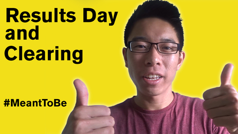 Thumbnail for entry Vlog: Results Day and Clearing - #MeantToBe