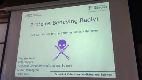 Thumbnail for entry Proteins behaving badly - by Rob Workman