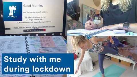 Thumbnail for Vlog: Productive study with me during lockdown