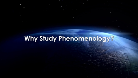 Thumbnail for entry Why Study Phenomenology with Conor Cunningham