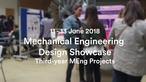 Thumbnail for Mechanical Engineering Design Showcase 2018