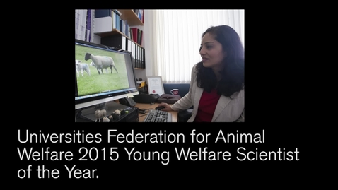 Thumbnail for entry Young Animal Welfare Scientist of the Year